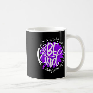 Daisy Flower Be Kind Purple Overdose Awareness Kin Coffee Mug