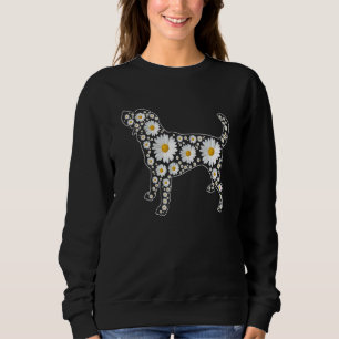 Daisy Flower Beagle Dog Beagle Mom Dad Sweatshirt