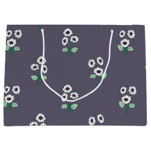 Daisy flower bouquet large gift bag