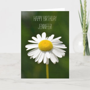Daisy Flower Card
