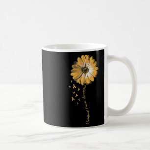 Daisy Flower Childhood Cancer Awareness Gifts Coffee Mug