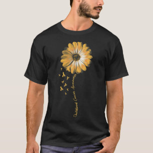 Daisy Flower Childhood Cancer Awareness Gifts T-Shirt