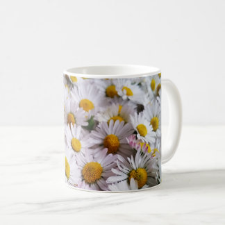 Daisy flower coffee mug