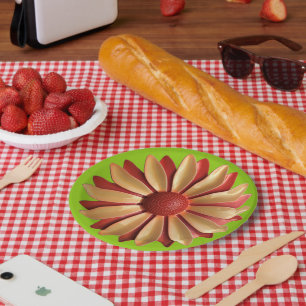 Daisy Flower - Floral Spring Summer Garden Wedding Paper Plate