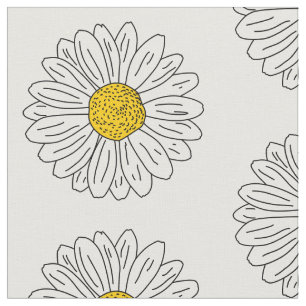 Daisy Flower Hand Fabric