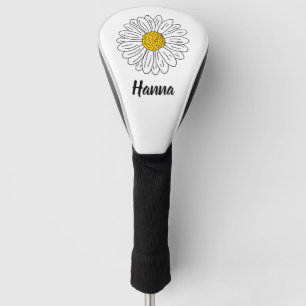 Daisy Flower Hand  Golf Head Cover