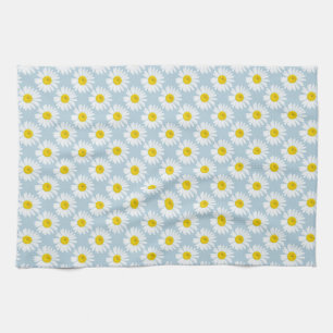 Daisy flower kitchen towel