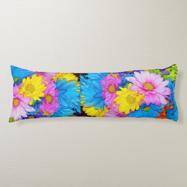 Daisy Flower Mix Pillow (Front)