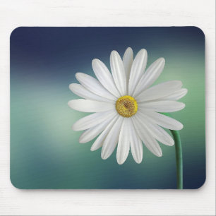 Daisy Flower Mouse Pad