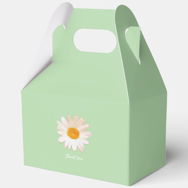 Daisy Flower Mug – Summer Botanical Cozy Favor Box (Front)