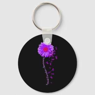 Daisy Flower Opioid Overdose Awareness Gifts 1 Keychain