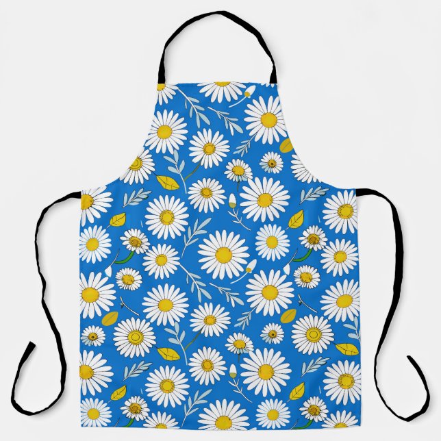 Daisy flower pattern apron (Front)