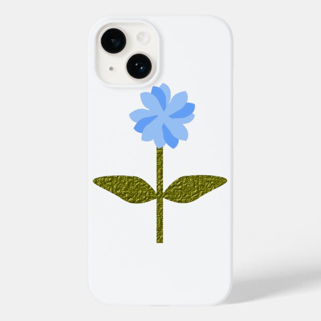 Daisy Flower Pretty Blue Case-Mate iPhone Case (Back)