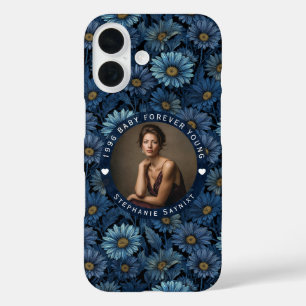 Daisy Flower Surprise Birthday Personalized iPhone 16 Case