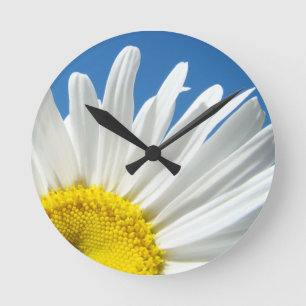Daisy Flower Wall Clock Designer Personalized gift