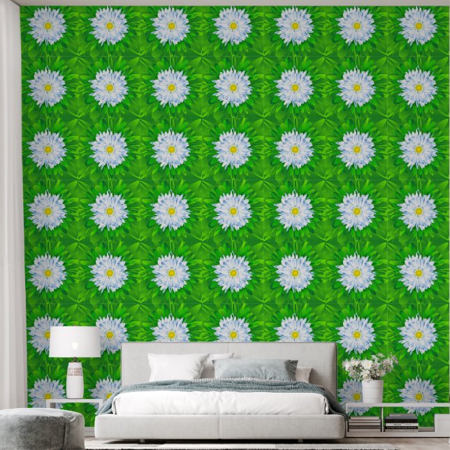Daisy Flower Wallpaper (Bedroom)