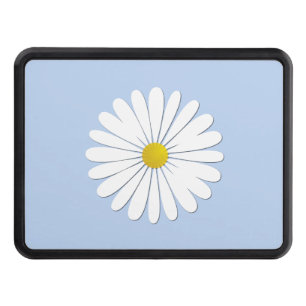 Daisy Flower, White Flower, White Daisy, Floral Trailer Hitch Cover