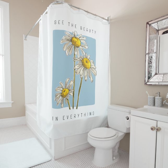 Daisy Flowers Beauty Slogan (In Situ)
