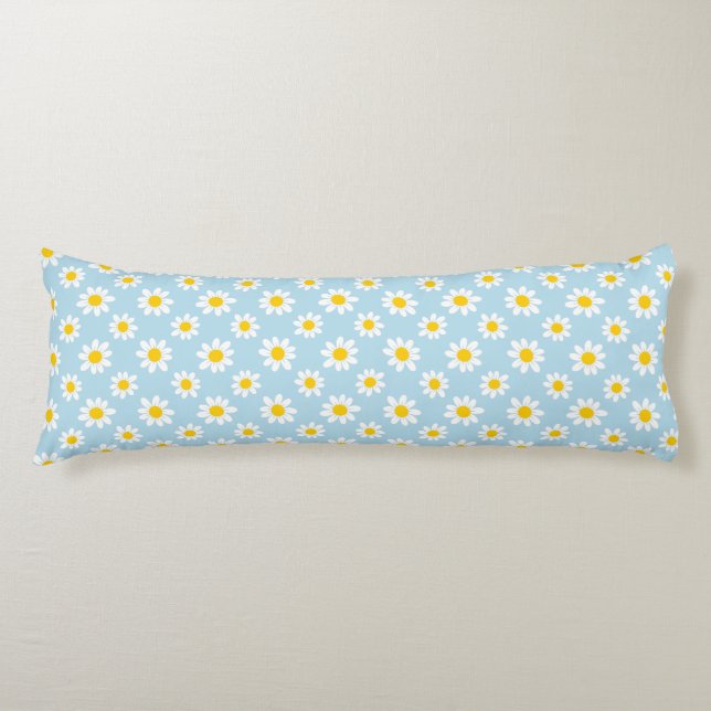 Daisy flowers body pillow (Front)