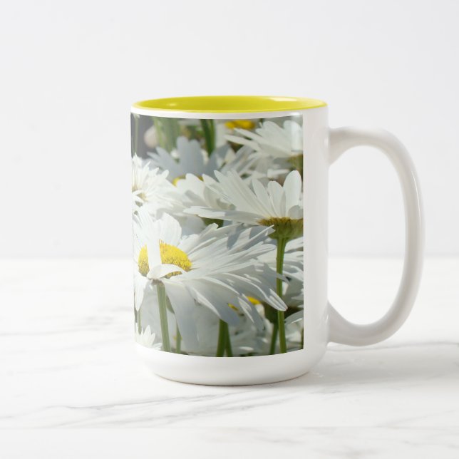 Daisy Flowers Garden Coffee mugs custom Daisies (Right)