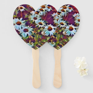 DAISY FLOWERS  HAND FAN