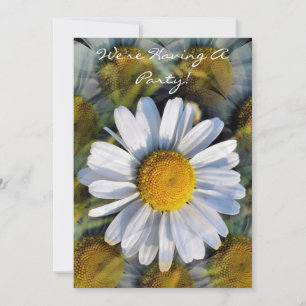 DAISY FLOWERS invitation