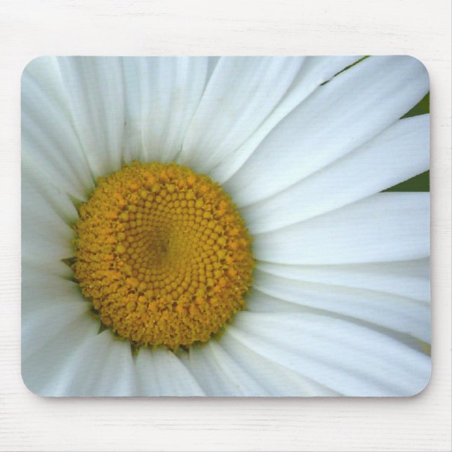 Daisy Flowers Mousepad  Daisy Computer Gifts (Front)