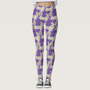 Daisy Flowers Pattern Legging