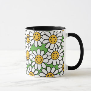Daisy Flowers Pattern Mug