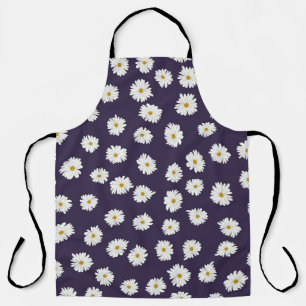 Daisy flowers: small, seamless pattern. apron