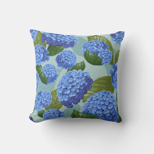 Daisy flowers Throw Pillow (Front)