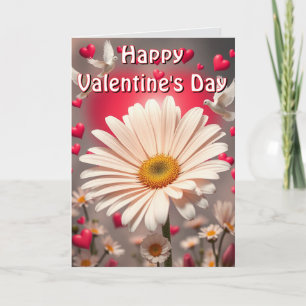 Daisy Friendship & Appreciation Valentine's Day Holiday Card