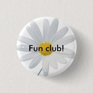 daisy, Fun club! 1 Inch Round Button