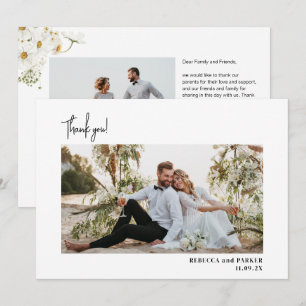 Daisy Garden Flowers Wedding Thank you photo