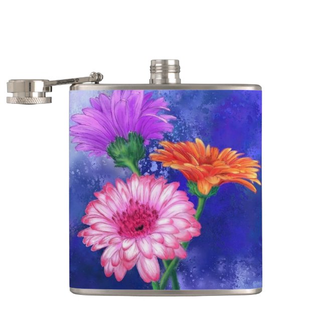 Daisy Gerbera Flask (Opened)