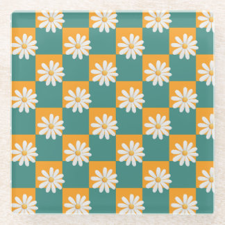 Daisy Glass Coaster