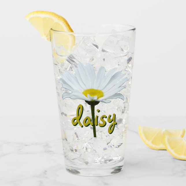 Daisy Glasses Personalized Daisies Glasses & Gifts (Front Ice)