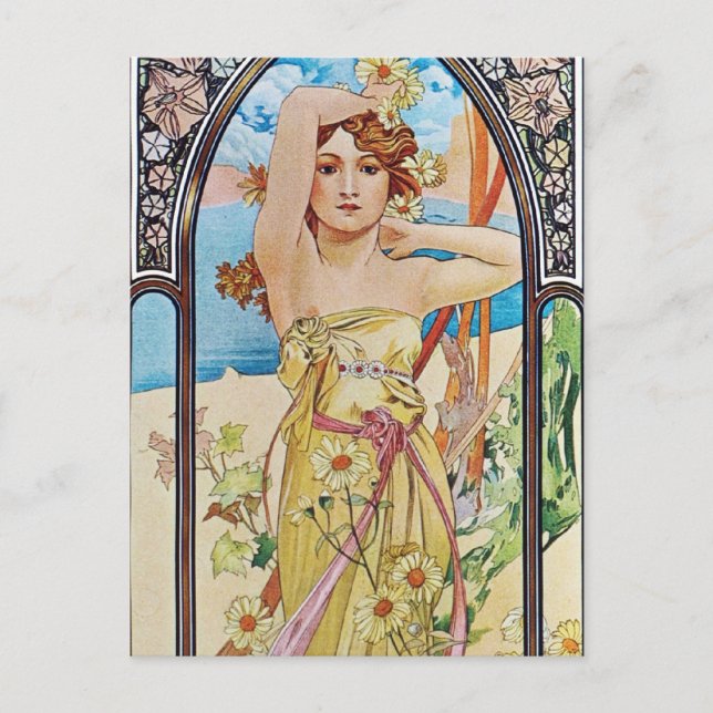 Daisy Goddess Postcard (Front)