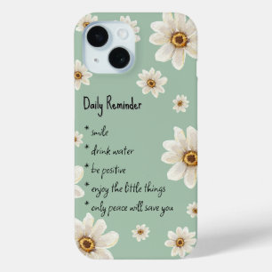Daisy Green Daily Reminder iPhone 15 Case