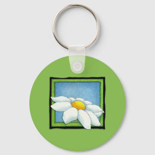 Daisy green Keychain