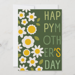 DAISY GREEN - Mother's Day Floral Invitation Card
