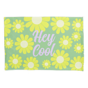 Daisy Green Pillowcase