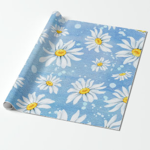 daisy happiness wrapping paper