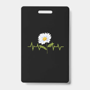 Daisy Heartbeat Badge
