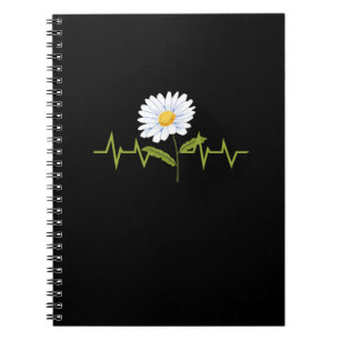 Daisy Heartbeat Notebook
