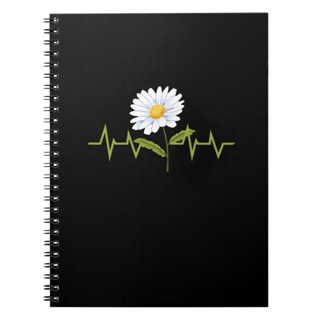 Daisy Heartbeat Notebook (Front)
