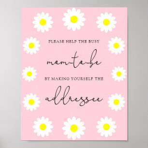 Daisy Help the Busy Mom-to-Be Address an Envelope Poster