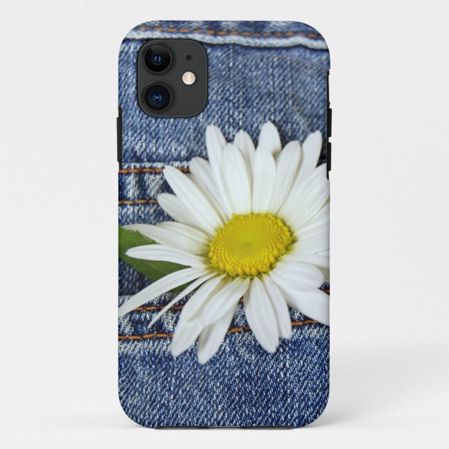 daisy in blue jean pocket Case-Mate iPhone case (Back)