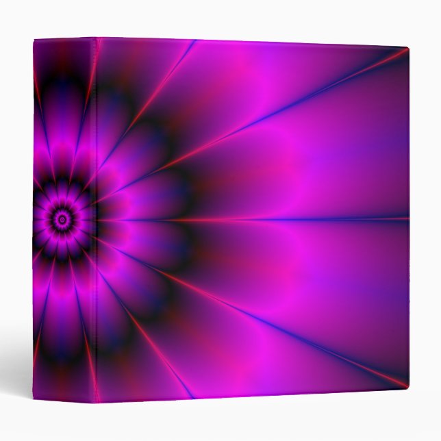 Daisy in Blue Pink and Violet Binder (Front/Spine)