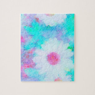 Daisy in pastel colours a cute photo  jigsaw puzzle